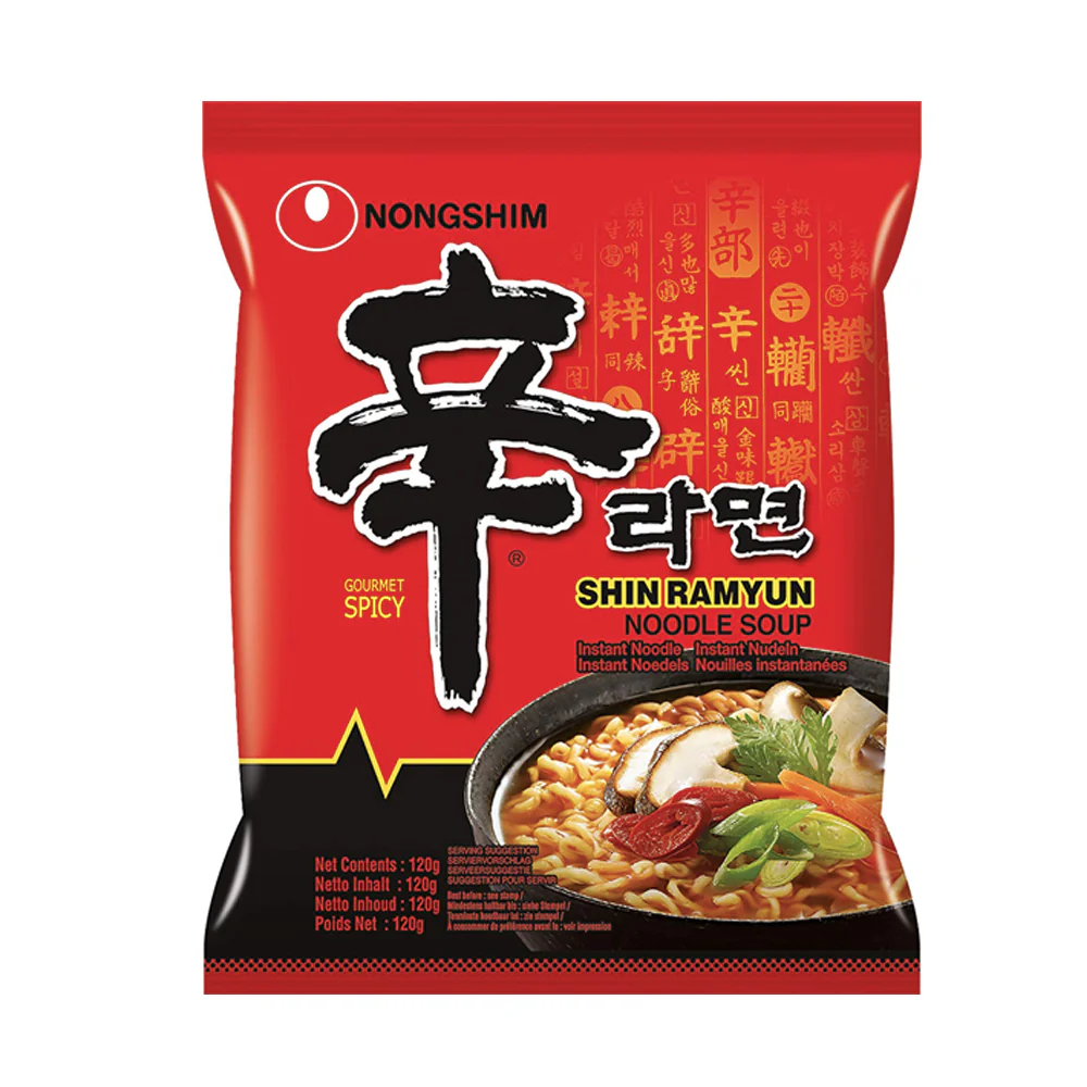 Ramen Instantáneo de Carne de res picante 120 g - Nongshim Shin
