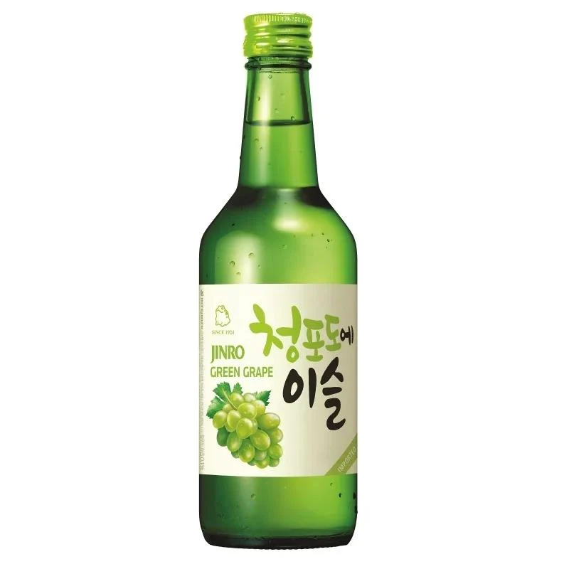 Soju Licor Coreano de Uva Verde (Green Grape) – 360ml
